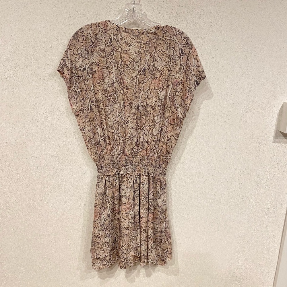 Rails Karla Watercolor Snake Print Dress Size Medium EUC - Picture 5 of 5